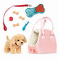 6" COCKER SPANIEL PUP W/BAG & ACCESSORIES