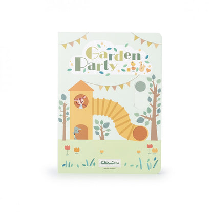 Libro pop up Garden Party - los opuestos