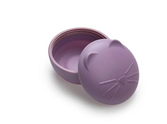 Silicone bowl with lid