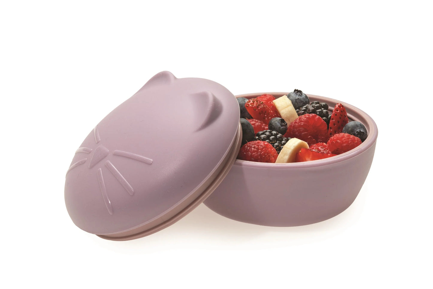 Silicone bowl with lid