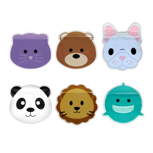 PEVA bags - 6 pcs assorted animals