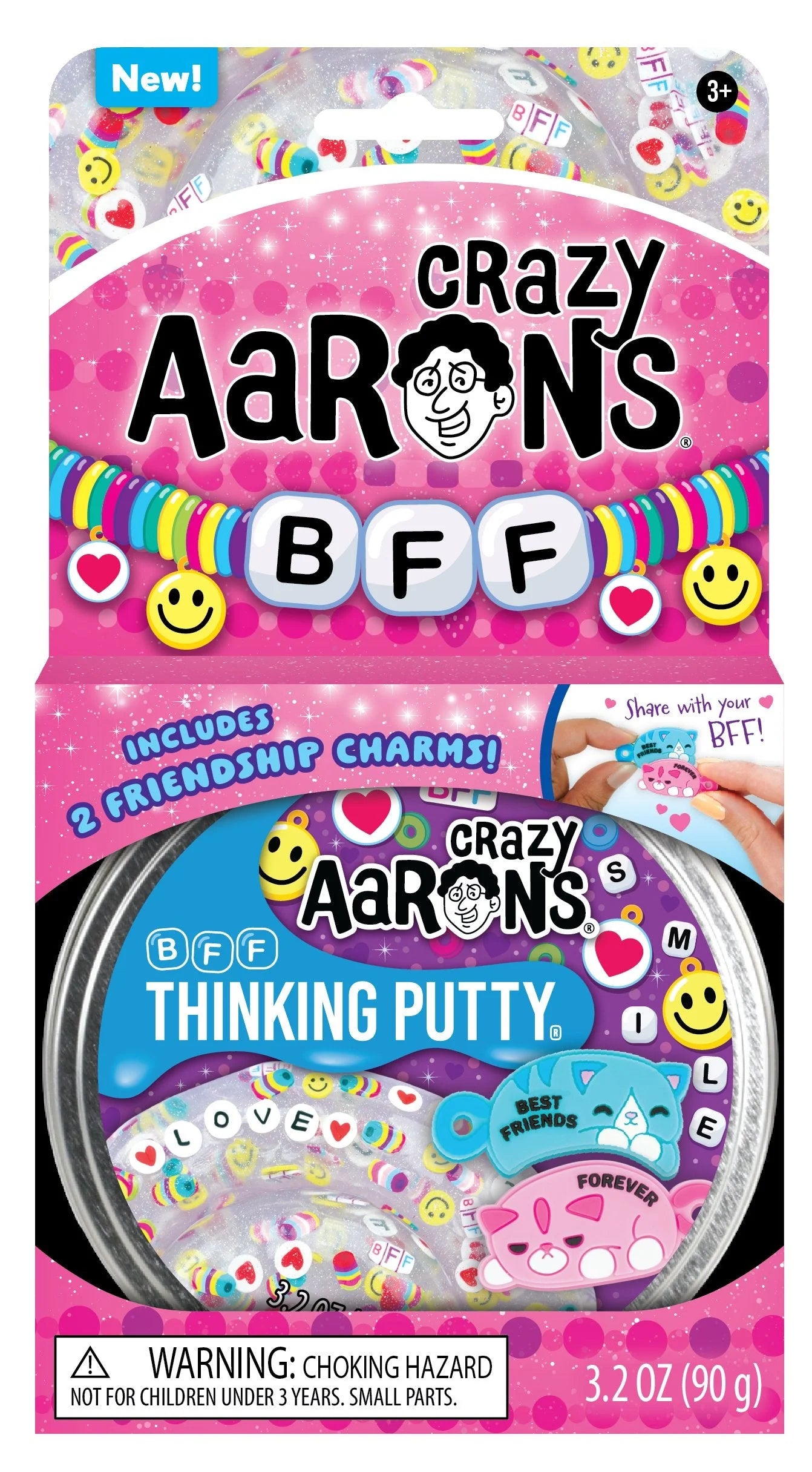 BFF - FULL SIZE 4" THINKING PUTTY TIN