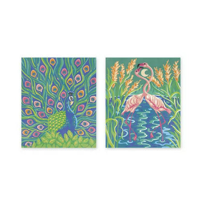 PINTURA POR NÚMEROS PÁJAROS FABULOSOS