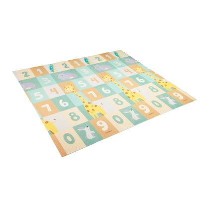 Alfombra Antigolpes Reversible Plegable 180x200 Números