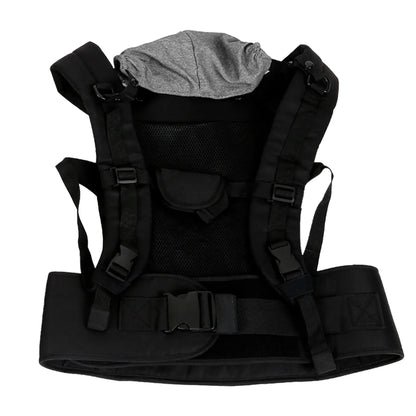 Mochila Porta Bebé Gris