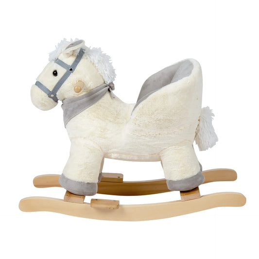 Mecedor Peluche CABALLO BLANCO