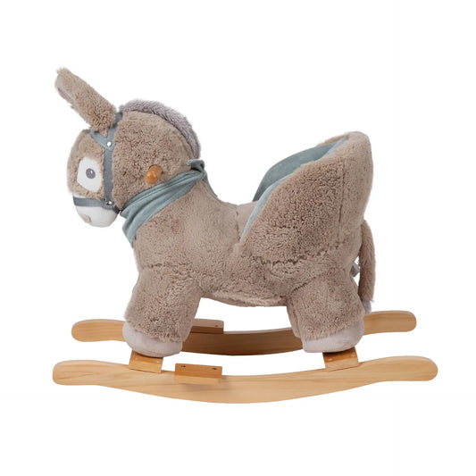 Mecedor Peluche BURRO GRIS OSCURO