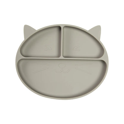 Set de Alimentación de Silicona Gatito Cemento