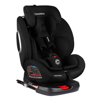 Silla para Auto Montreal Grupo 0/I/II/III ISOFIX Negra