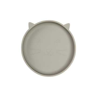 Set de Alimentación de Silicona Gatito Cemento