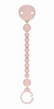 Broche silicona rosa pastel bolitas