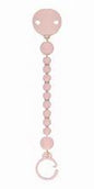 Broche silicona rosa pastel bolitas
