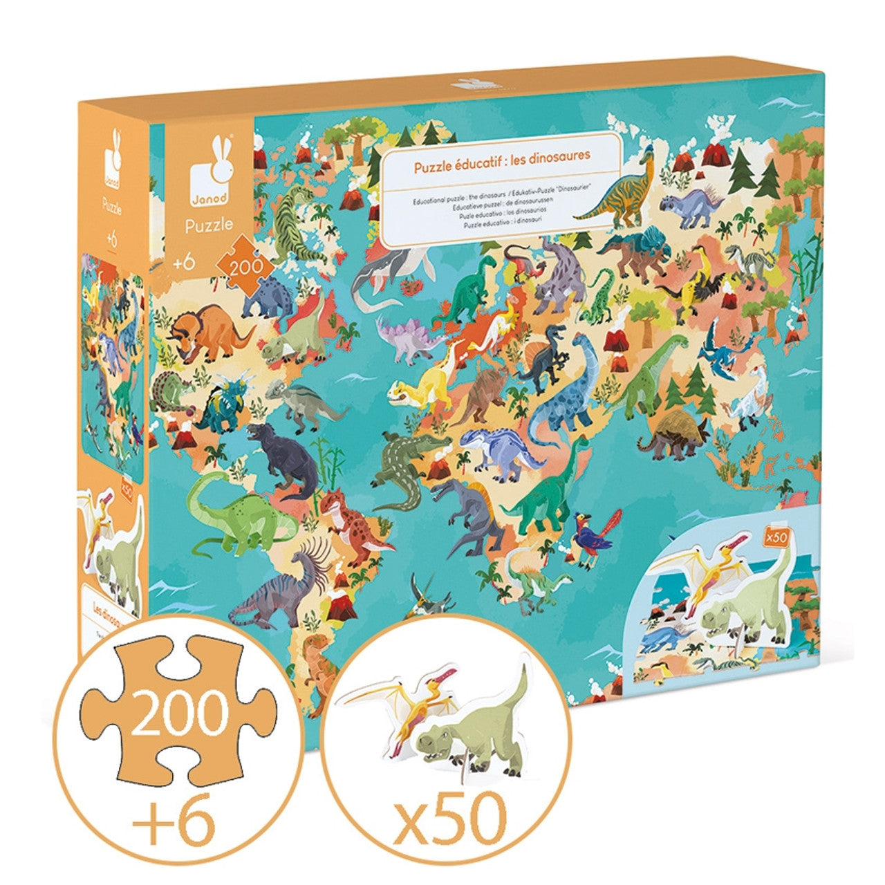 PUZZLE EDUCATIVO: LOS DINOSAURIOS