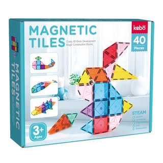 MAGNETIC TILES -40 PCS-