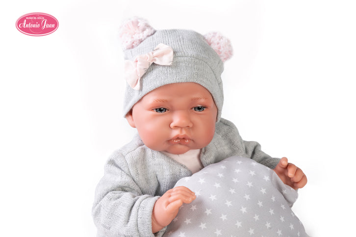 RECIÉN NACIDA LÚA CON COJÍN Y CHAQUETA