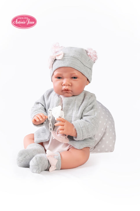 RECIÉN NACIDA LÚA CON COJÍN Y CHAQUETA