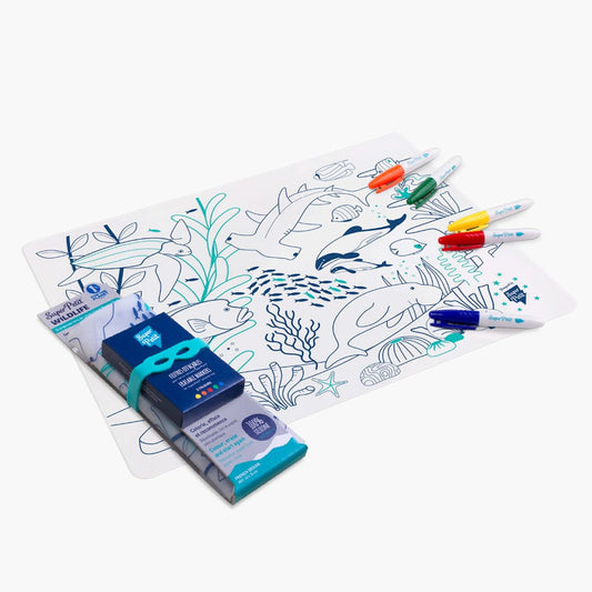 Kit Barrière de Corail/ Coral reef: 1 silicone mat + 5 markers